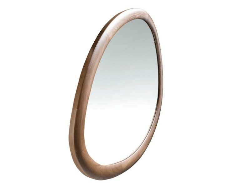 Walnut mirror - PATMOS