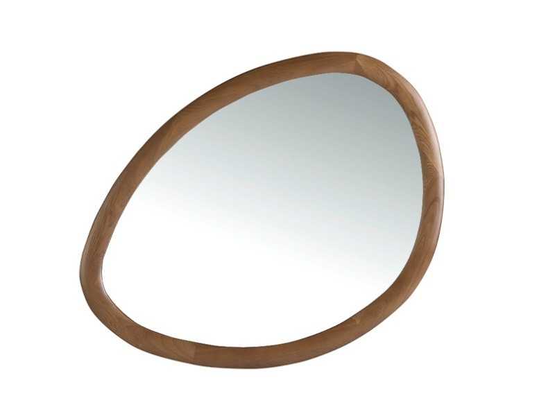 Walnut mirror - PATMOS