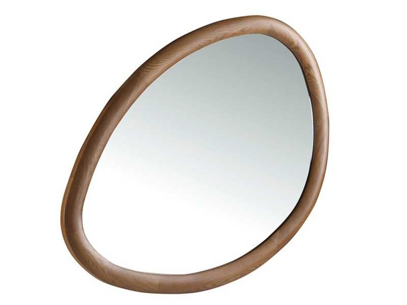 Walnut mirror - PATMOS