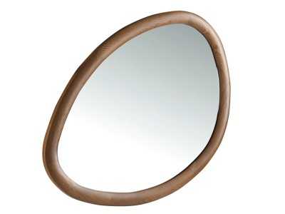 Walnut mirror - PATMOS