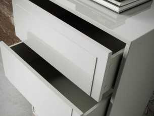 Lacquered chiffonier with walnut base - COSIMA 2