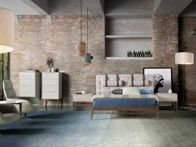 Chiffonier lacado con base en nogal - COSIMA