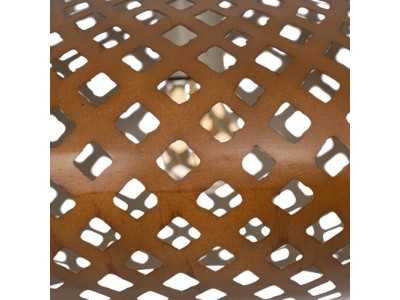 Ceiling lamp, with steel lampshade - SPACE