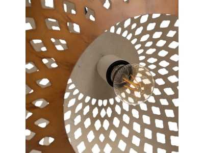 Ceiling lamp, with steel lampshade - SPACE