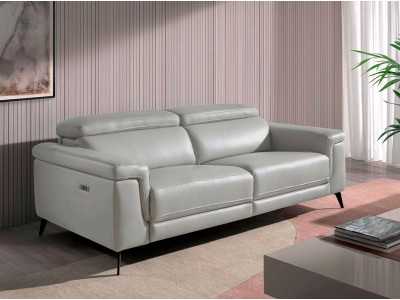 Relax sofa upholstered in leather - FAME