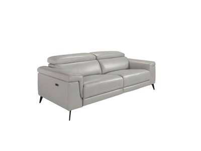 Relax sofa upholstered in leather - FAME