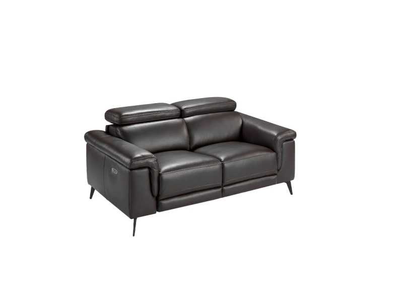Relax sofa upholstered in leather - FAME