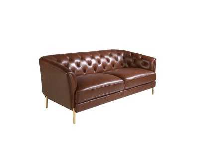 Chester sofa upholstered in leather - LIVERPOOL