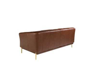 Chester sofa upholstered in leather - LIVERPOOL