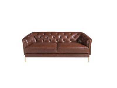 Chester sofa upholstered in leather - LIVERPOOL