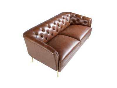 Chester sofa upholstered in leather - LIVERPOOL