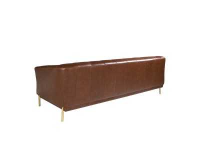 Chester sofa upholstered in leather - LIVERPOOL
