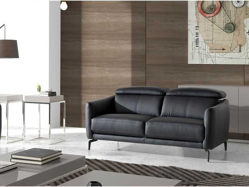 Canapé design tapissé de cuir - MÓDENA