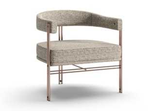 Fauteuil design avec structure en métal - GUADUA