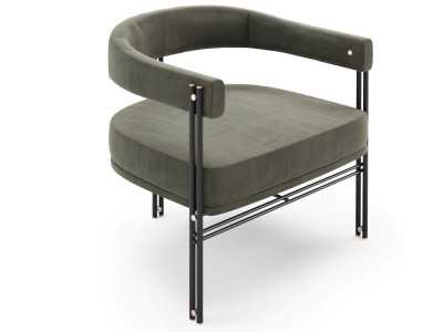 Fauteuil design avec structure en métal - GUADUA