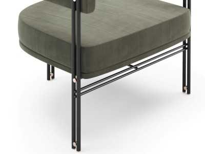 Fauteuil design avec structure en métal - GUADUA