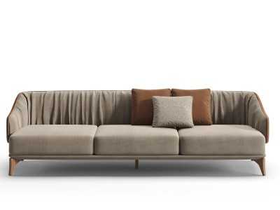 Sofá de diseño con base en madera maciza - GOBI Sofá de diseño con base en madera maciza - GOBI