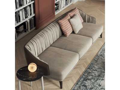 Sofá de diseño con base en madera maciza - GOBI Sofá de diseño con base en madera maciza - GOBI