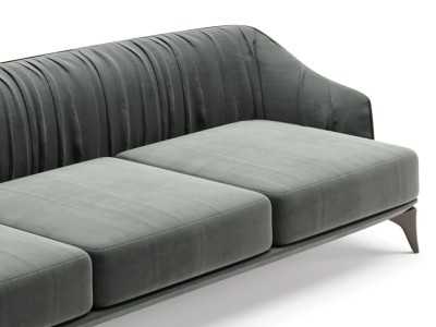 Sofá de diseño con base en madera maciza - GOBI Sofá de diseño con base en madera maciza - GOBI