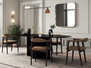 Mesa de comedor ovalada de diseño - YIBUTI 2