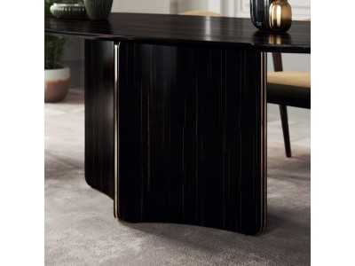 Mesa de comedor ovalada de diseño - YIBUTI