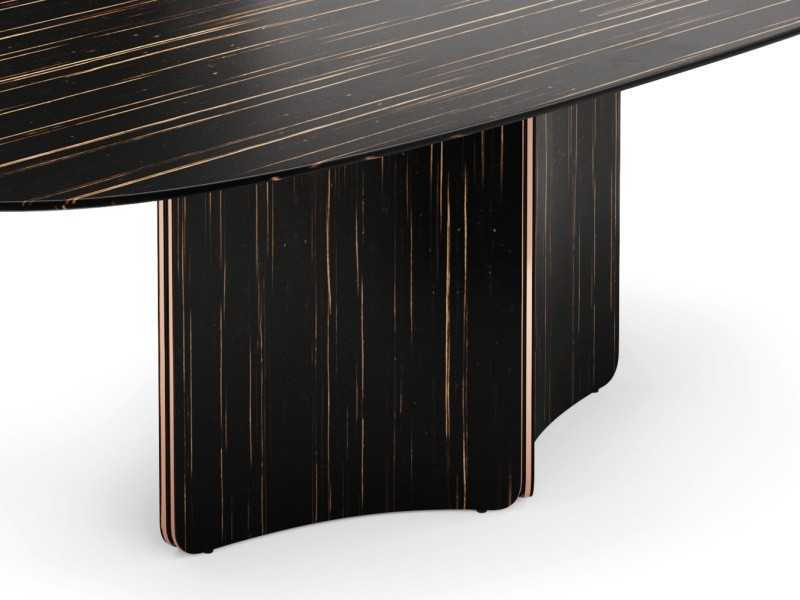 Designer oval dining table - YIBUTI