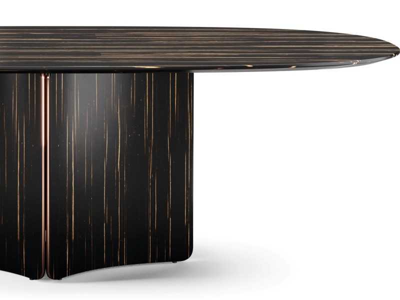 Designer oval dining table - YIBUTI