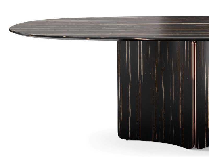 Designer oval dining table - YIBUTI