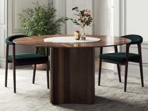 Mesa de comedor redonda de diseño - YIBUTI