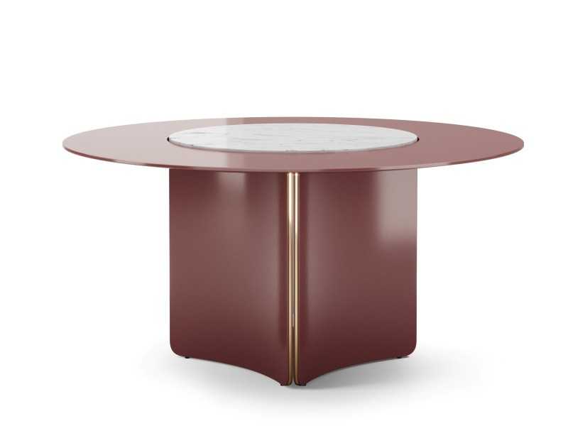 Mesa de comedor redonda de diseño - YIBUTI