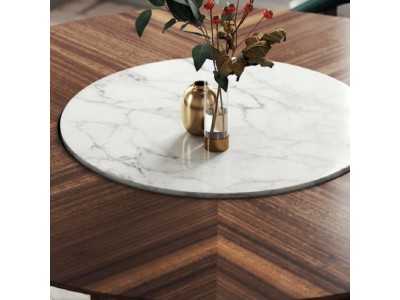 Mesa de comedor redonda de diseño - YIBUTI