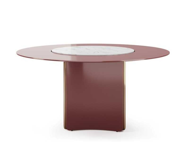 Designer round dining table - YIBUTI