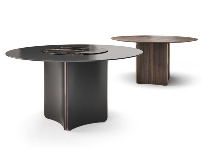 Designer round dining table - YIBUTI