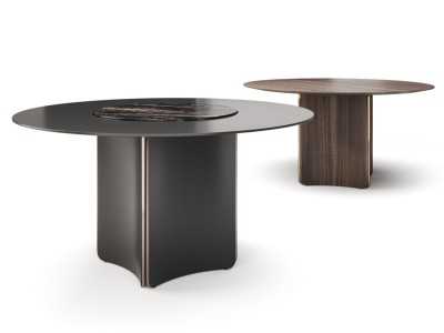 Mesa de comedor redonda de diseño - YIBUTI