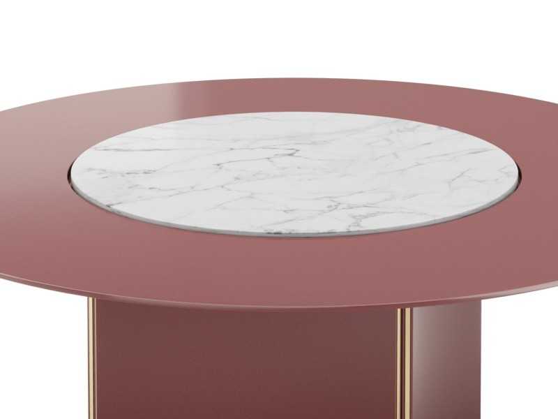 Mesa de comedor redonda de diseño - YIBUTI