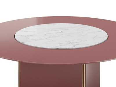Mesa de comedor redonda de diseño - YIBUTI
