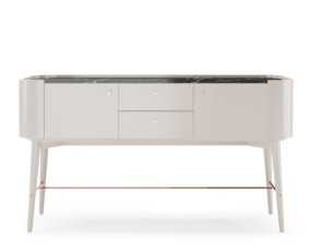 Console design avec plateau en marbre - AYESHA 2