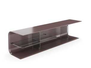 Console basse derrière canapé en bois laqué - DUAA