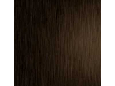 Silla con reposabrazos y patas en acero inoxidable marrón - ORLENA