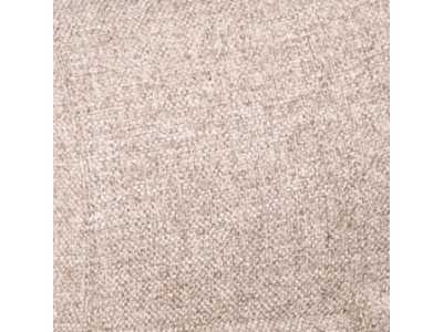 Silla con reposabrazos y patas en acero inoxidable marrón - ORLENA