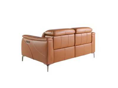 Relax sofa upholstered in leather - TARENTO