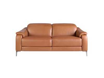 Relax sofa upholstered in leather - TARENTO