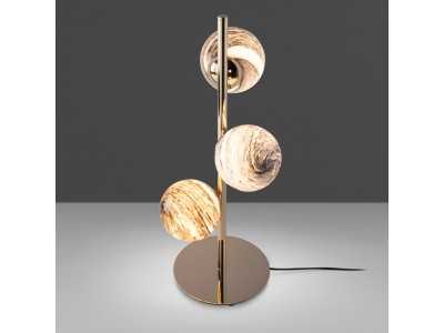 Lámpara de sobremesa en acero y cristal - VERNE