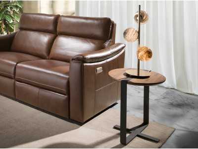 Lámpara de sobremesa en acero y cristal - VERNE