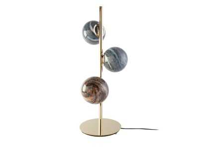 Table lamp in steel and glass - VERNE