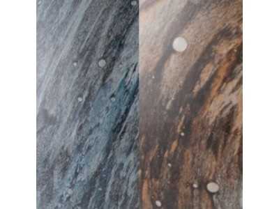 Lámpara de sobremesa en acero y cristal - VERNE