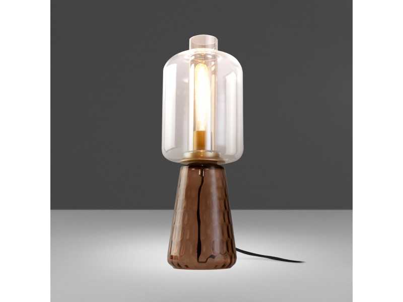 Tempered glass table lamp - BALZAC