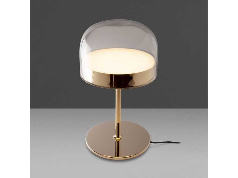 Lampe de table en acier et verre - MUSSO