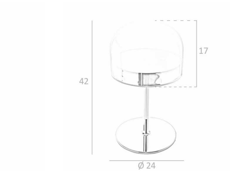Lampe de table en acier et verre - MUSSO