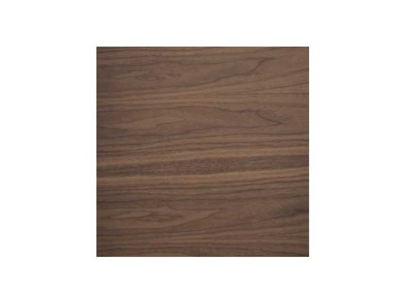 Table basse en noyer avec plateau en marbre porcelaine - LILIANNE